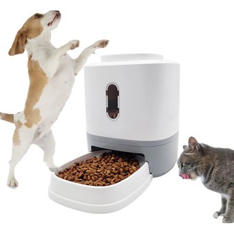 Dispensador Alimento Perros y Gatos 1.5 Litros