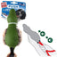 GiGwi Pato Verde Cola de Felpa