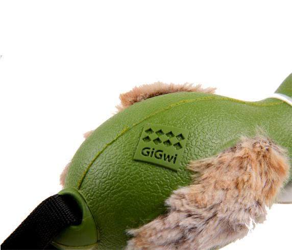GiGwi Pato Verde Cola de Felpa