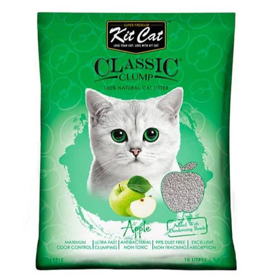 Kit Cat Arena Sanitaria Classic Clump Manzana