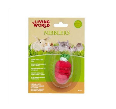 Living World Mordedor De Luffa Y Madera Forma Frutilla