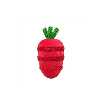 Living World Mordedor De Luffa Y Madera Forma Frutilla