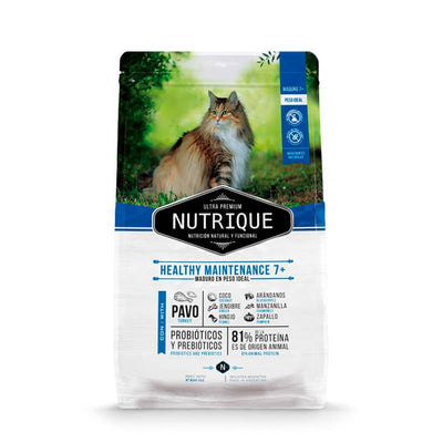 Nutrique Gatos 7+ Maduro En Peso Ideal 2kg