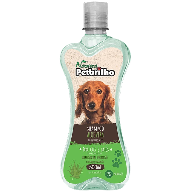 Petbrilho Shampoo Aloe Vera Perros y Gatos 500ml