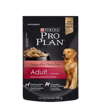 PURINA® PRO PLAN® Perros Carne en salsa 100g
