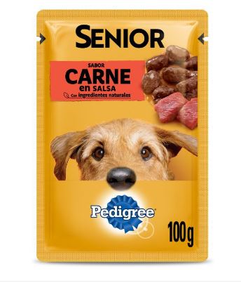 Pedigree® Pouch Perros 7+ Carne 100g