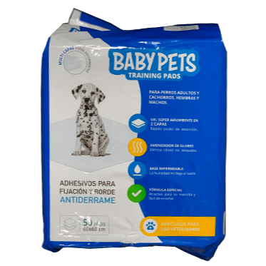 Sabanillas Baby Pets Training Pads 50un 60x60