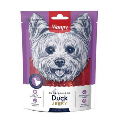 Wanpy Snack Jerky Strips Pato